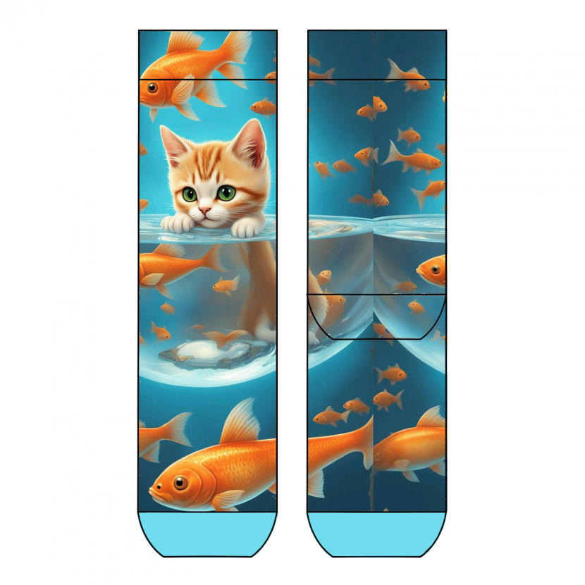 Cool 7 - Unisex One Size (36/41) - Print Socken - Runddruck Motiv: C5392